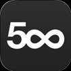 500px for iOS