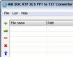 Ailt DOC RTF XLS PPT to TXT Converter