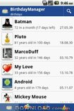 Birthday Manager for Android