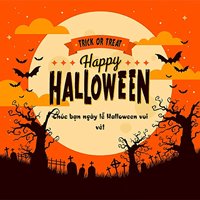Bộ thiệp Halloween đẹp