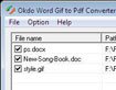 Okdo Word Gif to Pdf Converter