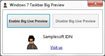 Windows 7 Taskbar Big Preview